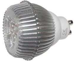 3x2W HighPower LED Spot GU10 220, Светодиодная лампа 4.7Вт, теплый белый свет, цоколь GU10